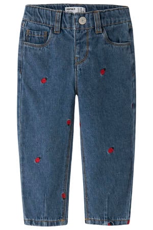 NMFBELLA mom jeans medium blue denim