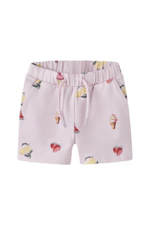 regular waist sweatshort roze