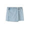 NAME IT MINI skort met hartjes light blue denim