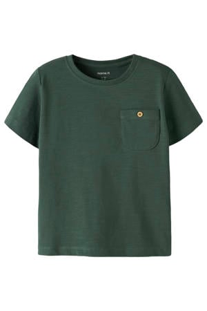 T-shirt donkergroen