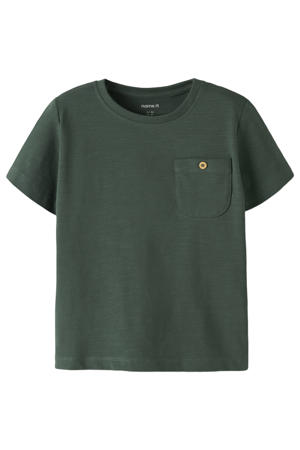 T-shirt donkergroen