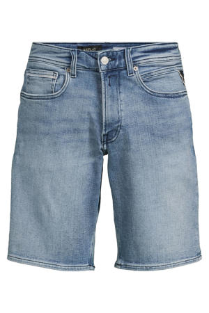 denim straight short lichtblauw