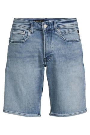 denim straight short lichtblauw