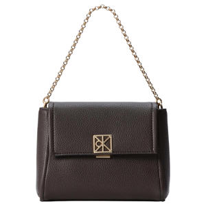 crossbody tas Emblem donkerbruin