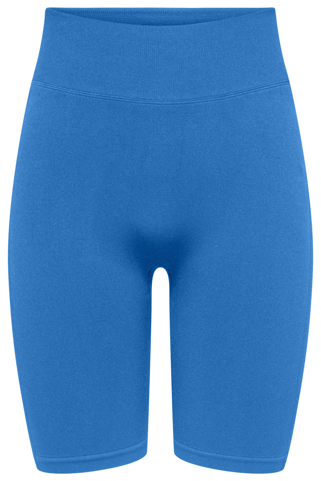 Blauwe dames ONLY PLAY Onpedda sportshort van polyamide met slim fit en regular waist
