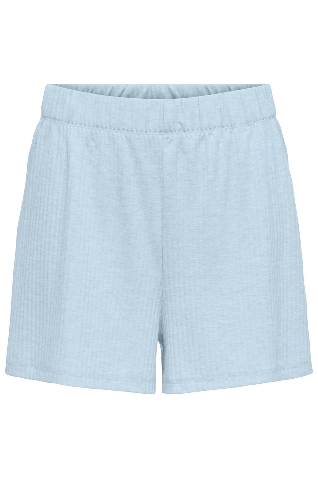 Lichtblauwe dames ONLY PLAY sportshort van polyester met regular fit, regular waist en elastische tailleband