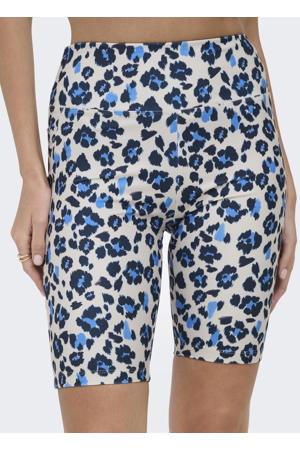 Onprya-2- sportshort blauw/wit