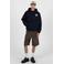 Prohibited hoodie met backprint donkerblauw