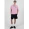 Prohibited oversized T-shirt met backprint roze