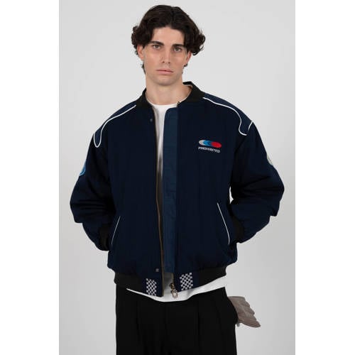 Prohibited bomberjack quilted donkerblauw afbeelding