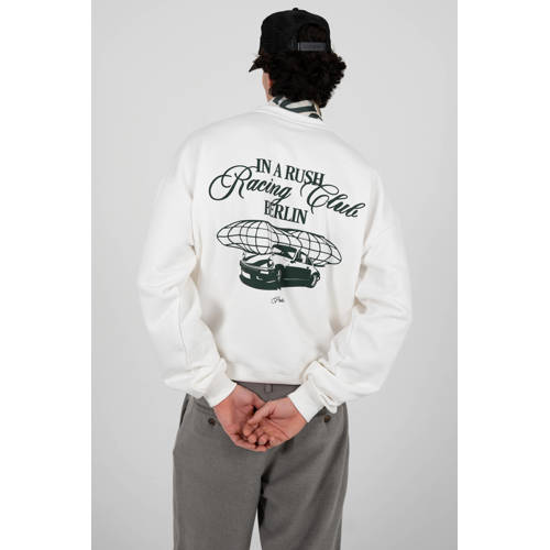 Prohibited sweater met backprint wit afbeelding