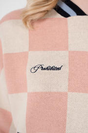 thumbnail: Prohibited oversized T-shirt roze gebreid
