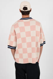 thumbnail: Prohibited oversized T-shirt roze gebreid