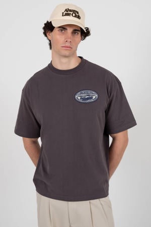 oversized T-shirt grijs