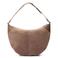 Manfield suede schoudertas bruin