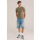 slim T-shirt groen