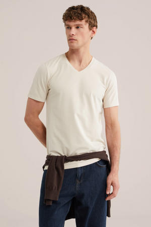 slim T-shirt beige