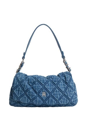 denim schoudertas TH Feminine blauw