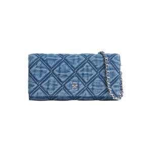 denim portemonnee blauw