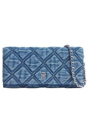 denim portemonnee blauw