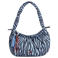 Tommy Jeans schoudertas TJW Icon met zebraprint lichtblauw