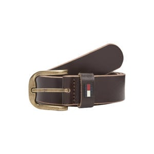 leren riem TJM Otis donkebruin