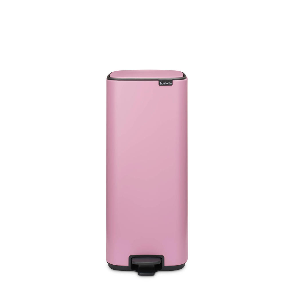 Brabantia Brabantia Bo Pedaalemmer, 30 liter, stil sluitend, kunststof binnenemmer - Lilac Pink