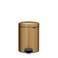 Brabantia Brabantia NewIcon Pedaalemmer, 5 liter, kunststof binnenemmer - Warm Brass