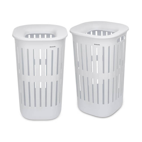 Brabantia Collect-It wasmand 55 liter met kunststof deksel, set van 2 (55 liter) afbeelding