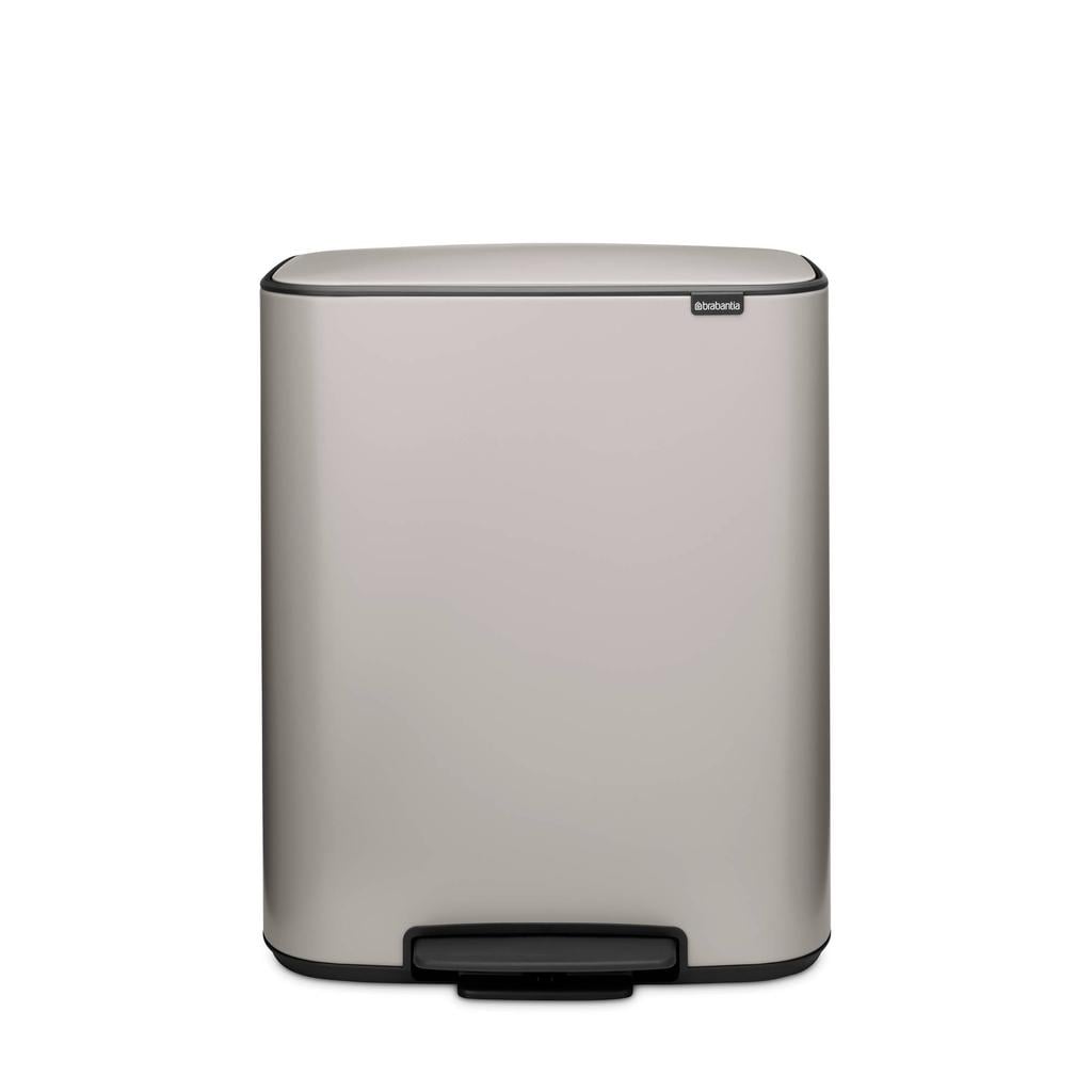 Brabantia Brabantia Bo Pedaalemmer, 1 binnenemmer, 60 liter - Soft Grey
