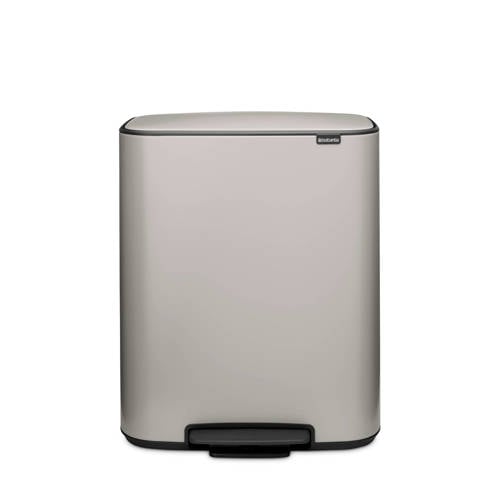 Brabantia Bo pedaalemmer 60 liter met kunststof binnenemmer afbeelding