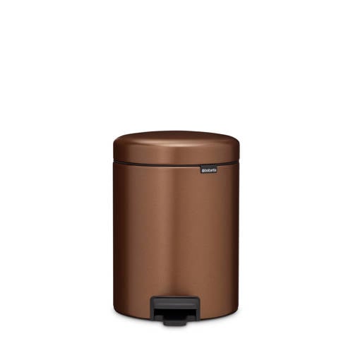 Brabantia NewIcon pedaalemmer 5 liter met kunststof binnenemmer afbeelding