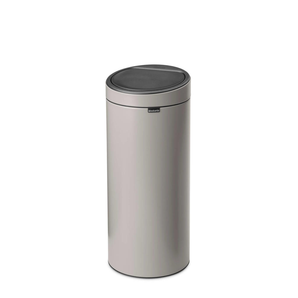 Brabantia Touch Bin afvalemmer 30 liter met kunststof binnenemmer
