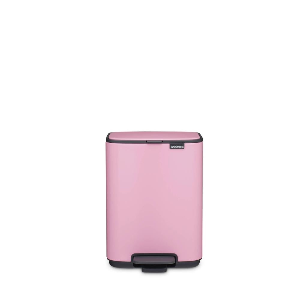 Brabantia Brabantia Bo Pedaalemmer, 4 liter, stil sluitend, kunststof binnenemmer - Lilac Pink