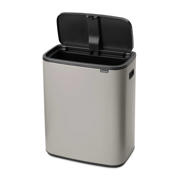 thumbnail: Brabantia Bo Touch Bin afvalemmer 60 liter met kunststof binnenemmer