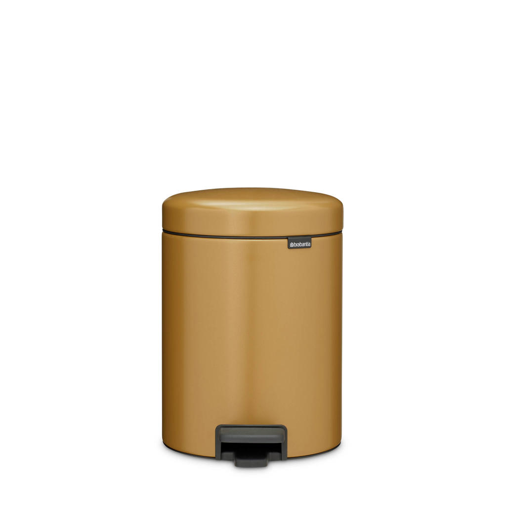 Brabantia NewIcon pedaalemmer 5 liter met kunststof binnenemmer