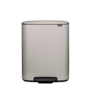 Bo pedaalemmer 2 x 30 liter met 2 kunststof binnenemmers