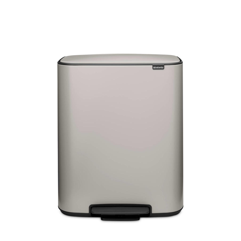 Brabantia Bo pedaalemmer 2 x 30 liter met 2 kunststof binnenemmers