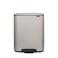 Brabantia Bo pedaalemmer 2 x 30 liter met 2 kunststof binnenemmers
