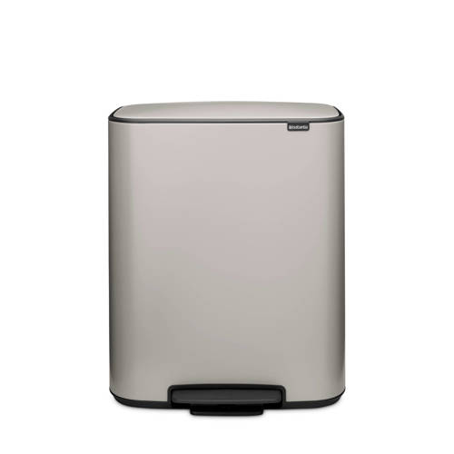 Brabantia Bo pedaalemmer 2 x 30 liter met 2 kunststof binnenemmers afbeelding
