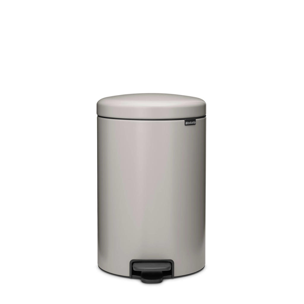 Brabantia Brabantia NewIcon Pedaalemmer, 20 liter, kunststof binnenemmer - Soft Grey