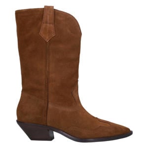 suède cowboylaarzen cognac