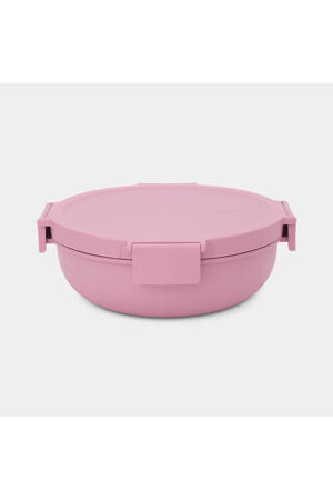 Make & Take salade lunchbox 1,3 liter, kunststof - Lilac Pink