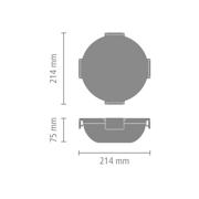 thumbnail: Brabantia Make & Take salade lunchbox 1,3 liter, kunststof - Soft Beige