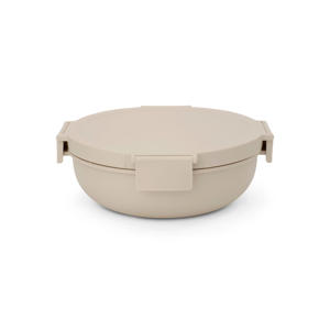 Make & Take salade lunchbox 1,3 liter, kunststof - Soft Beige