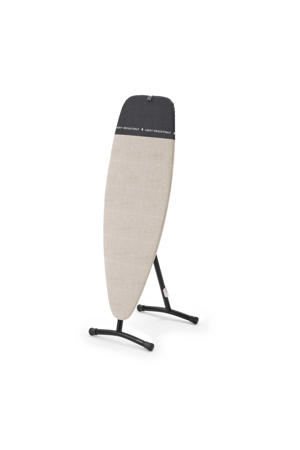  Strijkplank en stoombord D(135x45 cm) Denim Grey met hittebestendige parkeerplaats