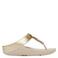 FitFlop TM leren slippers goud