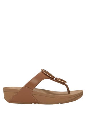 leren slippers bruin