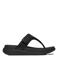 FitFlop TM leren slippers zwart
