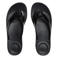 FitFlop TM Iqushion Glossy Button teenslippers met sleehak zwart